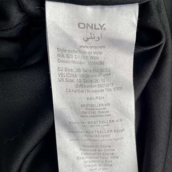 Only - Dress - Size EU 38 - Black  - GUC - Picture 4 of 4